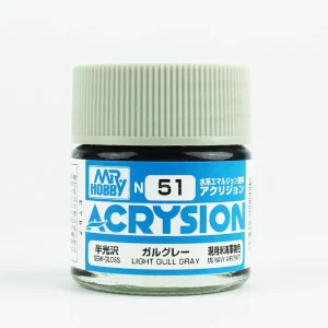 Mr.Hobby N-051, 10 ml. Light Gull Gray Acrysion Maket Boyası
