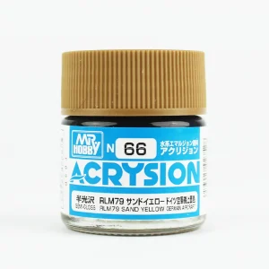 Mr.Hobby N-066, 10 ml. RLM79 Sand Yellow Acrysion Maket Boyası