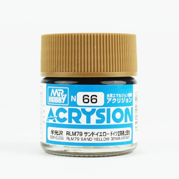 Mr.Hobby N-066, 10 ml. RLM79 Sand Yellow Acrysion Maket Boyası