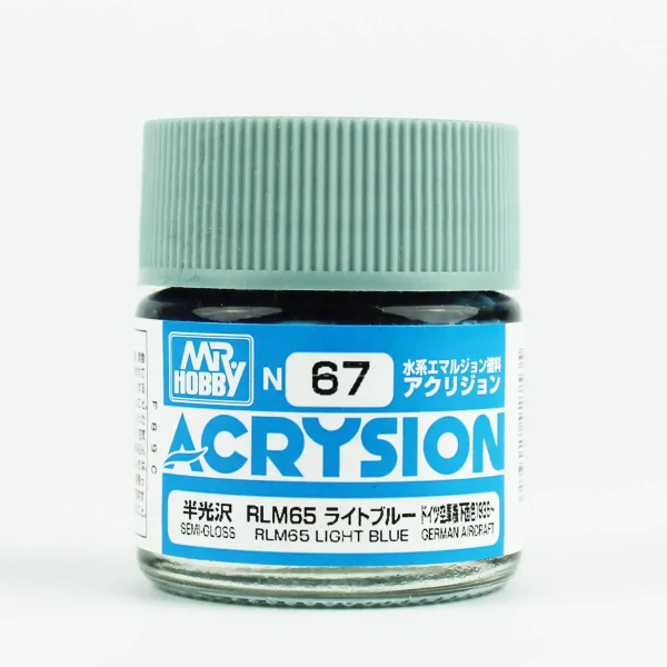 Mr.Hobby N-067, 10 ml. RLM65 Light Blue Acrysion Maket Boyası