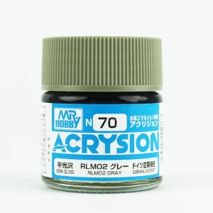 Mr.Hobby N-070, 10 ml. RLM02 Gray Acrysion Maket Boyası