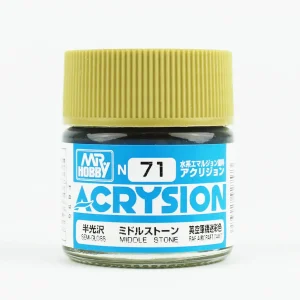Mr.Hobby N-071, 10 ml. Middle Stone Acrysion Maket Boyası