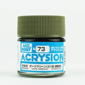 Mr.Hobby N-073, 10 ml. Dark Green Acrysion Maket Boyası