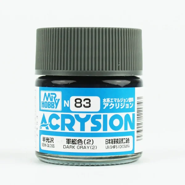 Mr.Hobby N-083, 10 ml. Dark Gray 2 Acrysion Maket Boyası