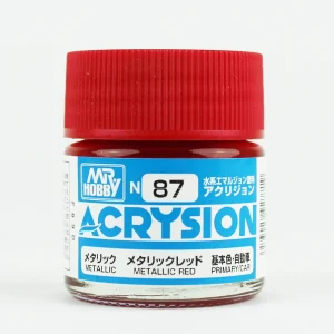 Mr.Hobby N-087, 10 ml. Metallic Red Acrysion Maket Boyası