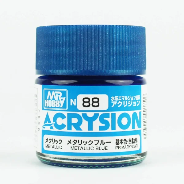 Mr.Hobby N-088, 10 ml. Metallic Blue Acrysion Maket Boyası
