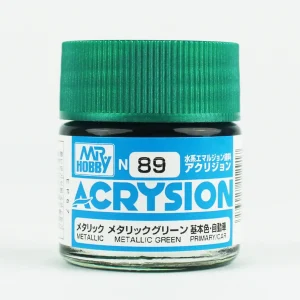 Mr.Hobby N-089, 10 ml. Metallic Green Acrysion Maket Boyası