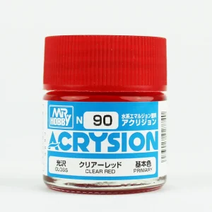 Mr.Hobby N-090, 10 ml. Clear Red Acrysion Maket Boyası