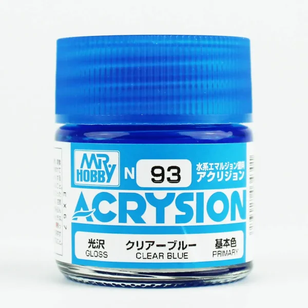 Mr.Hobby N-093, 10 ml. Clear Blue Acrysion Maket Boyası