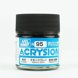 Mr.Hobby N-095, 10 ml. Smoke Gray Acrysion Maket Boyası