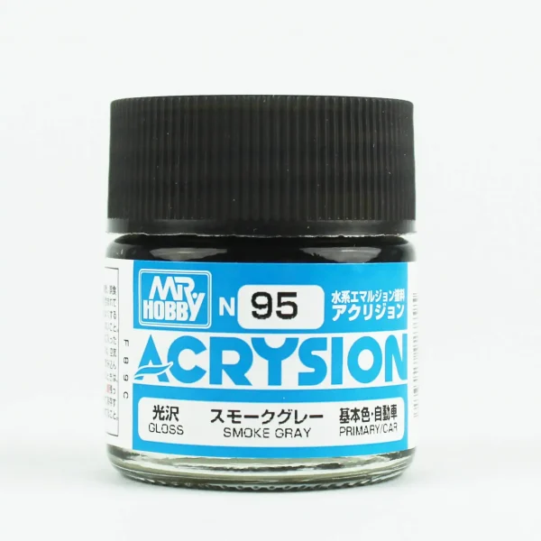 Mr.Hobby N-095, 10 ml. Smoke Gray Acrysion Maket Boyası