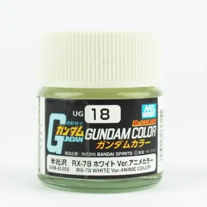 Mr.Hobby UG-18, 10 ml. RX78 White Ver. Gundam Color For Builders Maket Boyası