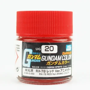 Mr.Hobby UG-20, 10 ml. RX78 Red Ver. Gundam Color For Builders Maket Boyası