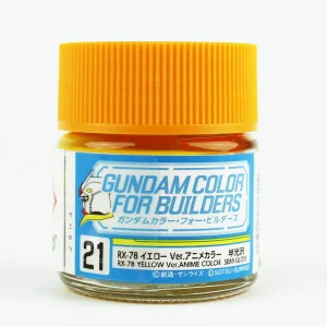 Mr.Hobby UG-21, 10 ml. RX78 Yellow Ver. Gundam Color For Builders Maket Boyası