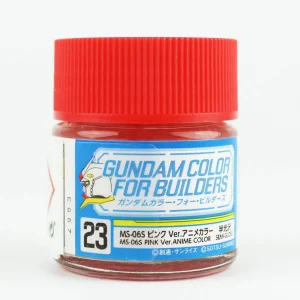 Mr.Hobby UG-23, 10 ml. MS06S Pink Ver, Gundam Color For Builders Serisi Model Boyası.