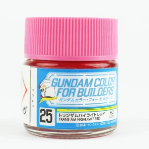 Mr.Hobby UG-25, 10 ml. Transam Highlight Red Gundam Color For Builders Maket Boyası
