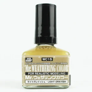 Mr.Hobby WC-15, 40 ml. Filter Liquid Light Grayish Eskitme Maket Boyası