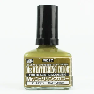 Mr.Hobby WC-17, 40 ml. Weathering Color Matt Umber Eskitme Maket Boyası