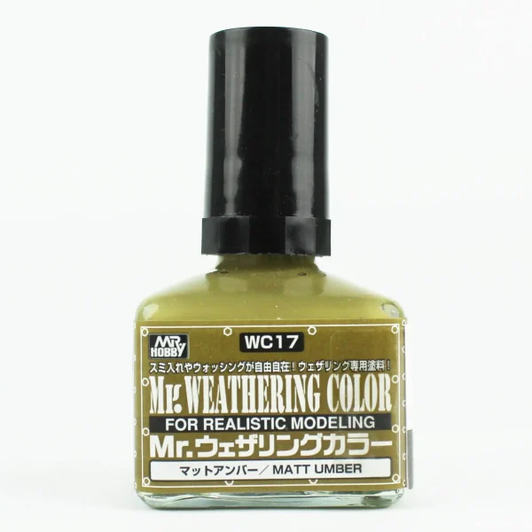 Mr.Hobby WC-17, 40 ml. Weathering Color Matt Umber Eskitme Maket Boyası