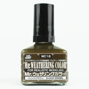 Mr.Hobby WC-18, 40 ml. Weathering Color Shade Brown Eskitme Maket Boyası