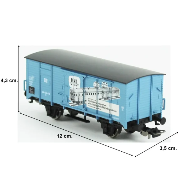 Piko 24502, 1/87 VEB PIKO G02 DR 3.Dönem Yük Vagonu Modeli - Görsel 5