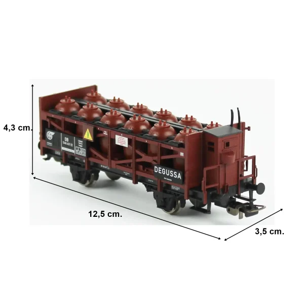 Piko 24510, 1/87 Asit Tanklı DB 3.Dönem Yük Vagonu Modeli - Görsel 5