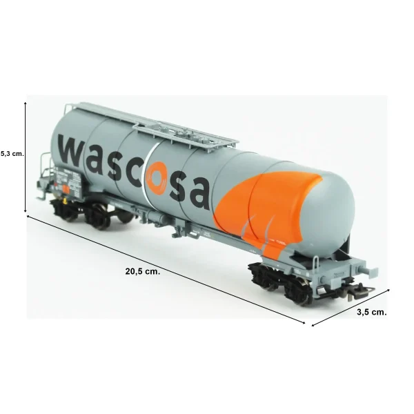 Piko 24604, 1/87 Wascosa Mafsallı Tanklı SBB 4.Dönem Yük Vagonu Modeli - Görsel 5