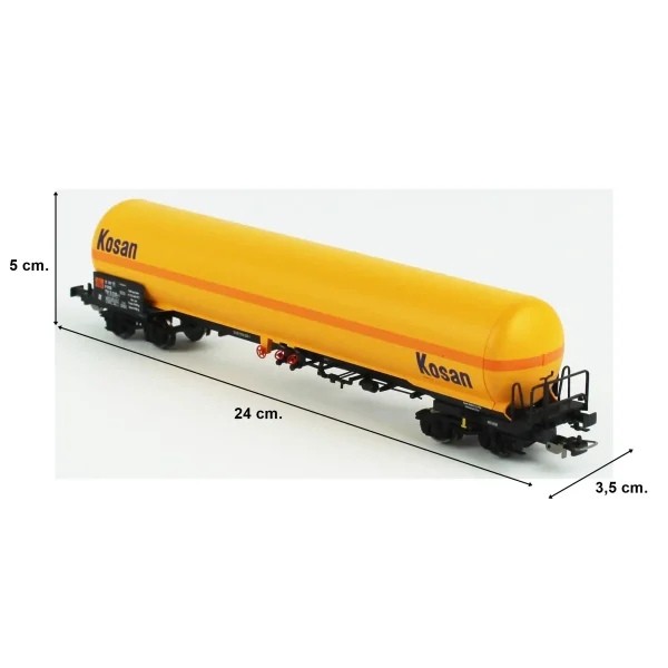 Piko 24618, 1/87 KOSAN Lpg Tanklı DSB 4.Dönem Yük Vagonu Modeli - Görsel 5