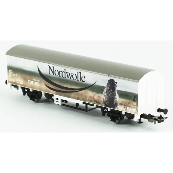 Piko 27705, 1/87 Nordwolle Kapalı Kasa DB 6.Dönem Yük Vagonu Modeli - Görsel 3