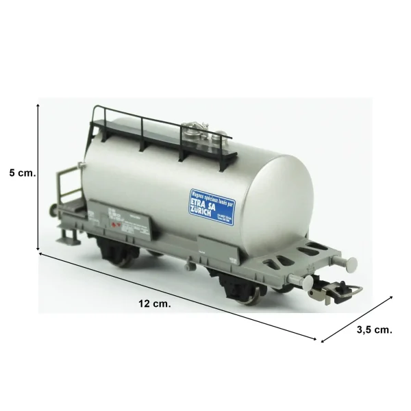 Piko 27711, 1/87 Extra AG Tanklı SBB 4.Dönem Yük Vagonu Modeli - Görsel 5