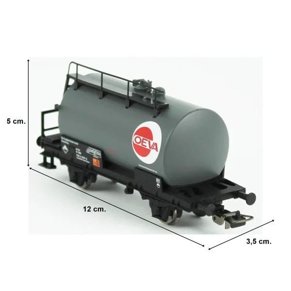 Piko 27712, 1/87 OEVA Tanklı OBB 5.Dönem Yük Vagonu Modeli - Görsel 5