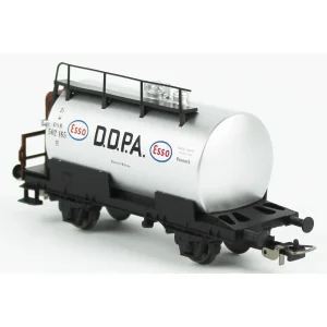 Piko 27715, 1/87 Esso Tanklı ve Frenci Platformlu DSB 3.Dönem Yük Vagonu Modeli