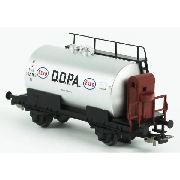 Piko 27715, 1/87 Esso Tanklı ve Frenci Platformlu DSB 3.Dönem Yük Vagonu Modeli - Görsel 3
