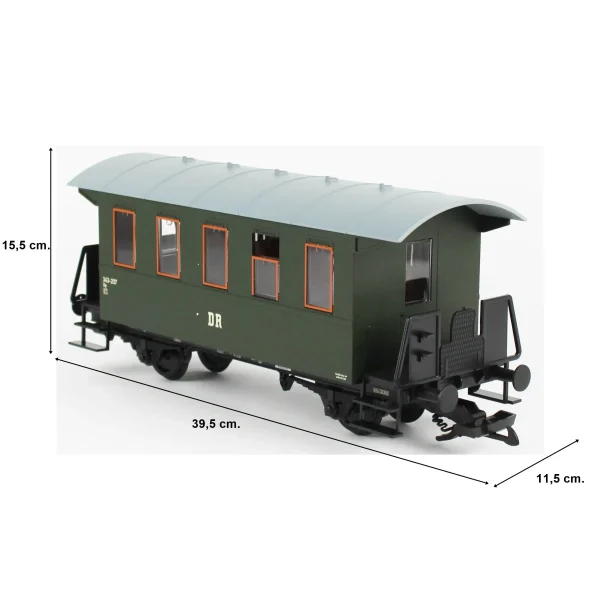 Piko 37926, 1/22,5 2.Sınıf DR 3.Dönem Personel Vagonu - Görsel 5