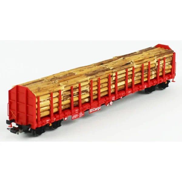 Piko 54339, 1/87 Roos-t642 Tomruk Taşıyan DB AG 5.Dönem Yük Vagonu Modeli - Görsel 2