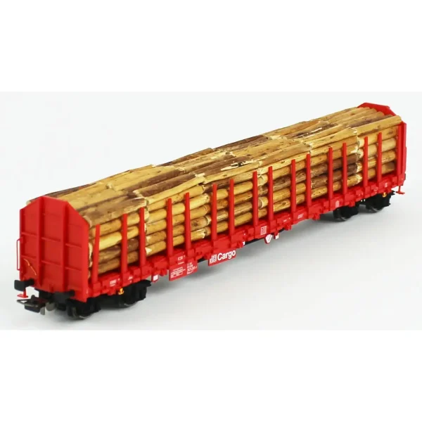 Piko 54339, 1/87 Roos-t642 Tomruk Taşıyan DB AG 5.Dönem Yük Vagonu Modeli - Görsel 4