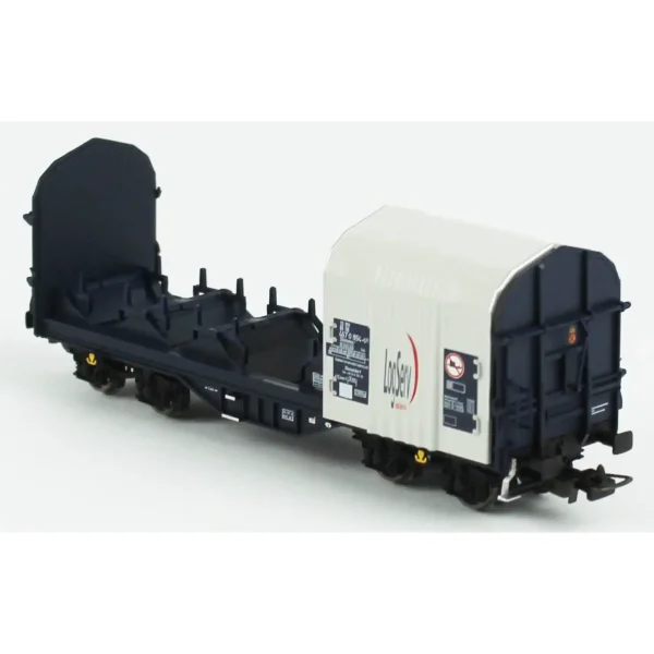 Piko 54396, 1/87 Kayar Brandalı Açık Tip DB AG 5.Dönem Yük Vagonu Modeli - Görsel 3