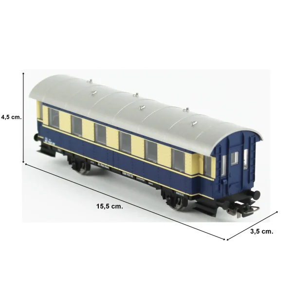 Piko 57636, 1/87 BT 7037.02 OBB 4.Dönem Yolcu Vagonu - Görsel 5