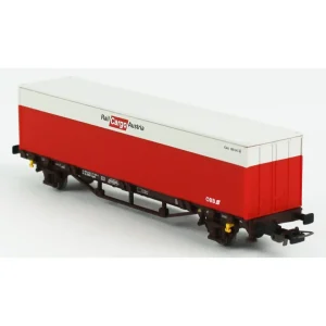 Piko 57762, 1/87 40'lık Konteyner Taşıyan ÖBB 6.Dönem Yük Vagonu Modeli