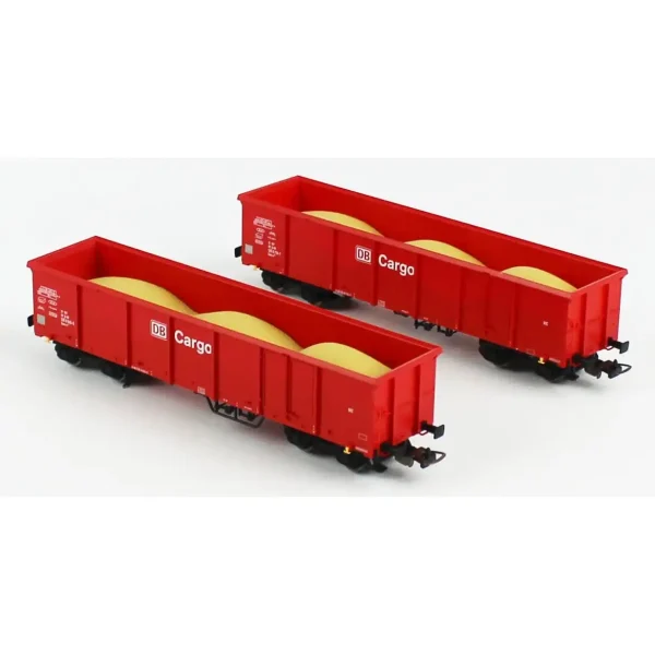 Piko 58234, 1/87 2 Adet Eaos Gondola Tipi Kum Taşıyan DB AG 5.Dönem Yük Vagonu Modeli - Görsel 3