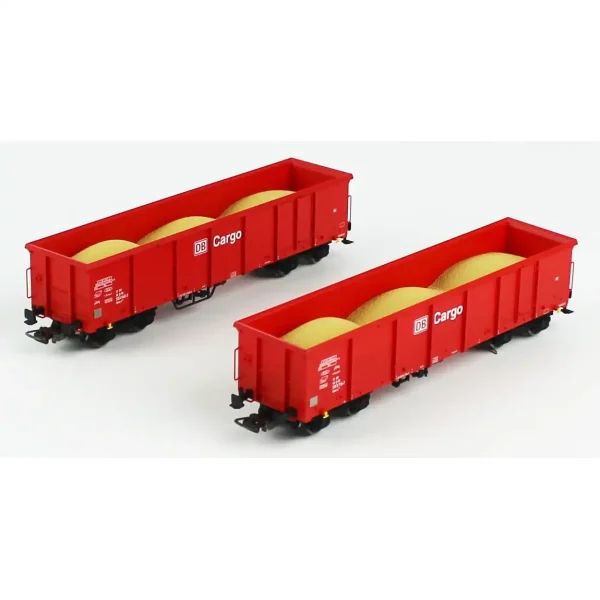 Piko 58234, 1/87 2 Adet Eaos Gondola Tipi Kum Taşıyan DB AG 5.Dönem Yük Vagonu Modeli - Görsel 4