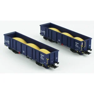 Piko 58239, 1/87 2 Adet Eaos Gondola Tipi Kum Taşıyan Axbenet 6.Dönem Yük Vagonu Modeli