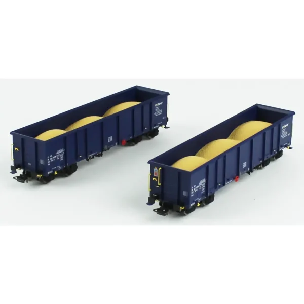 Piko 58239, 1/87 2 Adet Eaos Gondola Tipi Kum Taşıyan Axbenet 6.Dönem Yük Vagonu Modeli - Görsel 2