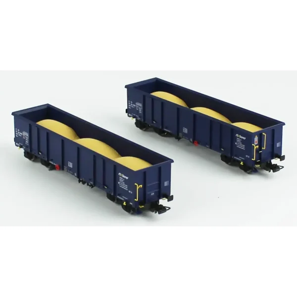 Piko 58239, 1/87 2 Adet Eaos Gondola Tipi Kum Taşıyan Axbenet 6.Dönem Yük Vagonu Modeli - Görsel 3