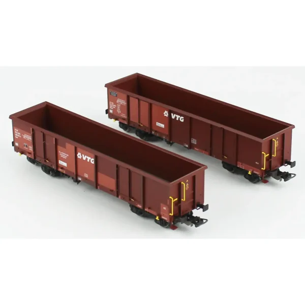 Piko 58279, 1/87 2 Adet Eaos Gondol Tipi CH VTG 6.Dönem Yük Vagonu Modeli - Görsel 3