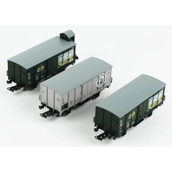 Piko 58398, 1/87 3 Farklı Tipte Bira Taşıma Tanklı DB 3.Dönem Yük Vagonu Modeli - Görsel 4