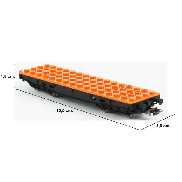 Piko 58405, 1/87 Lego TaşıyanYük Vagonu Modeli - Görsel 5