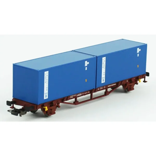 Piko 58755, 1/87 2x20 lik Konteynerli FS 4.Dönem Yük Vagonu Modeli - Görsel 4