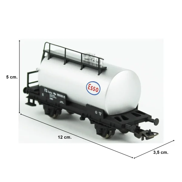 Piko 58794, 1/87 Esso 2 Akslı Tanklı FS 4.Dönem Yük Vagonu Modeli - Görsel 5