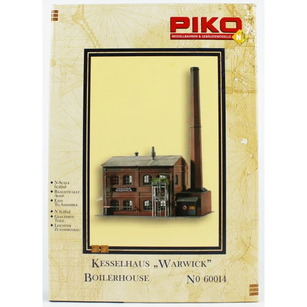 Piko 60014, 1/160 Warwick Isı Santralı Plastik Maketi